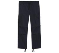 HUGO Straight-Fit Cargohose aus merzerisierter Baumwolle - Style Carlos261, 50559453 Dunkelblau L