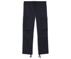 HUGO Straight-Fit Cargohose aus merzerisierter Baumwolle - Style Carlos261, 50559453 Dunkelblau L