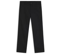 HUGO Straight-Fit Hose aus merzerisierter Stretch-Baumwolle - Style Cino261, 50567278 Schwarz XXL