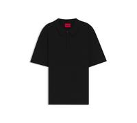 HUGO Pullover Herren Slim Fit Viskose schwarz, M