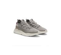 HUGO Strick-Sneakers mit Logo-geprägter EVA-Sohle - Style Leon_runn_knmf, 50563493 Hellgrau 44