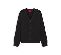 HUGO Strickjacke aus Baumwolle - Style San Jared-C, 50551509 Schwarz S