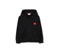 HUGO Kinder-Hoodie aus Baumwoll-Mix mit Reißverschluss - Style G01181/09B04A, G01181 Schwarz 102