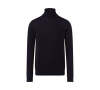 HUGO Strickpullover aus Schurwolle Herren blau, M