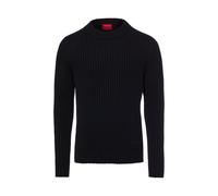 HUGO Strickpullover Herren Baumwolle schwarz, S