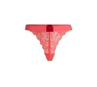 HUGO String aus Spitze mit rotem Logo-Label - Style STRING RL LACE, 50535036 Hellrot S