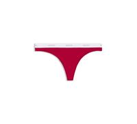 String HUGO UNDERWEAR "ID", Damen, Gr. L, medium rot 610, Jersey, Obermaterial: 93% Baumwolle, 7% Elasthan, körpernah, Unterhosen String, aus Stretch-Baumwolle mit Logos am Bund (69067362-L) medium ro