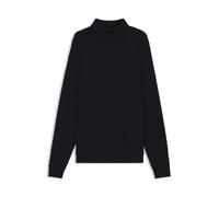 HUGO Strukturierter Strick-Rollkragenpullover aus Baumwolle - Style Smattor, 50532066 Dunkelblau XL