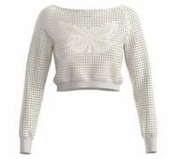 HUGO Damen Strickpullover SUMMERY_B, weiss, Gr. XS