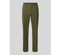 HUGO Super Slim Fit Anzughose aus Woll-Mix Modell 'Hesten253X' in Oliv, Größe 50
