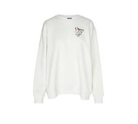 HUGO Blue Relaxed Fit Sweatshirt aus reiner Baumwolle Modell ''Classic Crew_B_4'' in Ecru, Größe XS
