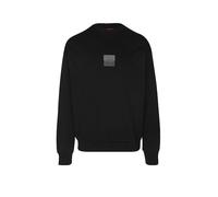 HUGO Sweatshirt aus Baumwoll-Terry mit Split-Logo - Style Dusplited, 50542847 Schwarz L