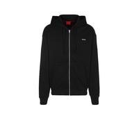 HUGO Sweatjacke DAPOZIP schwarz | XL