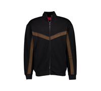HUGO Sweatjacke Herren Regular Fit Baumwolle schwarz, L