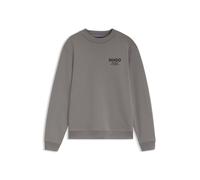 HUGO Sweatshirt aus Baumwoll-French-Terry mit markantem Logo-Print - Style Nespon, 50572772 Grau XS