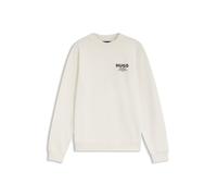 HUGO Sweatshirt aus Baumwoll-French-Terry mit markantem Logo-Print - Style Nespon, 50572772 Natur XS