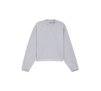 HUGO Sweatshirt aus Baumwoll-Terry mit Logo-Kragen - Style Dismudge_B, 50553605 Hellgrau L