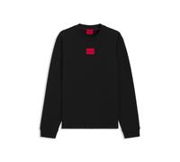HUGO Herren Sweatshirt 'Diragol' schwarz / hellrot, Größe XS, 5821628 Schwarz / Hellrot XS