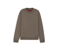 HUGO Sweatshirt aus Baumwoll-Terry mit Logo-Print - Style Dapocrew, 50525892 Braun XXL