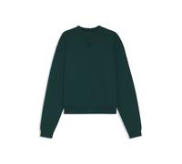 HUGO Sweatshirt aus Baumwoll-Terry mit Stack-Logo-Stickerei - Style Daxandria, 50527463 Dunkelgrün S