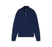 HUGO Sweatshirt aus Baumwolle mit Troyerkragen - Style Neeler, 50522367 Dunkelblau XL