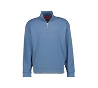 HUGO Sweatshirt aus Baumwoll-Terry mit Reißverschluss am Kragen und Logo - Style Durty244, 50525881 Blau L