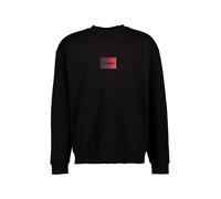 HUGO Sweatshirt Herren Comfort Fit Rundhals Baumwolle schwarz, M