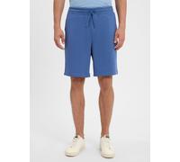 HUGO Relaxed-Fit Shorts aus Baumwoll-Terry mit Logo-Print - Style Dayono, 50530696 Blau L