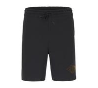 HUGO Sweatshorts Herren Regular Fit Baumwolle schwarz, XL