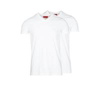 HUGO Herren T-Shirt HUGO-V V-Ausschnitt 2er-Pack Weiß XXL