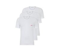 HUGO T-Shirt 3er Pkg. white weiss | M