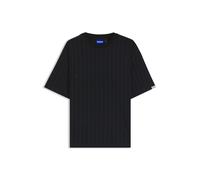 HUGO Blue Regular Fit T-Shirt aus reiner Baumwolle Modell 'NORAYATI' in Black, Größe M