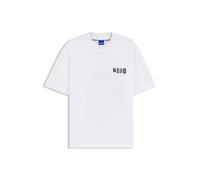 HUGO T-Shirt aus Baumwoll-Jersey mit Logo-Artwork - Style Nieros_HD_002, 50562563 Weiß XXL