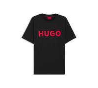 HUGO T-Shirt aus Baumwoll-Jersey mit Logo-Print - Style Dulivio, 50467556 Schwarz M