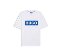 HUGO T-Shirt aus Baumwoll-Jersey mit Logo-Print - Style Nico, 50522376 Weiß XS