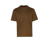 HUGO Relaxed-Fit T-Shirt aus Baumwolle mit Logo-Print - Style Dapolino, 50488330 Braun L