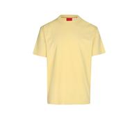 HUGO Regular Fit T-Shirt aus reiner Baumwolle Modell 'DAPOLINO' in Hellgelb, Größe M