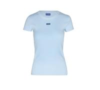Hugo Blue Slim Fit T-Shirt aus Baumwoll-Mix Modell 'EASY TEE' in Hellblau, Größe XS