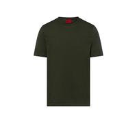 HUGO T-Shirt Herren Regular Fit Kurzarm Rundhals Baumwolle grün, M