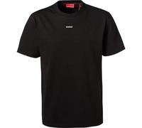 HUGO T-Shirt Herren Regular Fit Kurzarm Rundhals Baumwolle schwarz, M