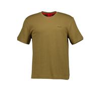 HUGO T-Shirt Herren Rundhals Baumwolle braun, L