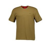 HUGO T-Shirt Herren Rundhals Baumwolle braun, M