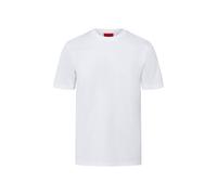 HUGO T-Shirt mit Rundhalsausschnitt Modell 'Dimerstee' in Weiss, Größe S
