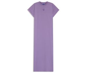 HUGO T-Shirt-Kleid aus Baumwoll-Jersey mit Happy HUGO Logo - Style Nalle_B, 50540389 Lila XS