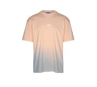HUGO Dip-dyed T-Shirt aus Baumwoll-Jersey mit Logo - Style Nalono_F, 50560732 Hellorange L