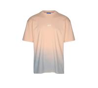 HUGO Dip-dyed T-Shirt aus Baumwoll-Jersey mit Logo - Style Nalono_F, 50560732 Hellorange XL