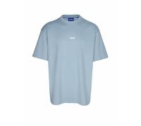 HUGO Loose-Fit T-Shirt aus Baumwolle mit Logo-Artwork hinten - Style Nalono, 50509776 Hellblau S