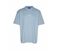 HUGO Loose-Fit T-Shirt aus Baumwolle mit Logo-Artwork hinten - Style Nalono, 50509776 Hellblau XS