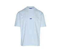 Hugo Blue Regular Fit T-Shirt aus reiner Baumwolle Modell 'NIEROS' in Hellblau, Größe M