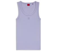 HUGO Tanktop aus Baumwoll-Mix mit Stack-Logo-Stickerei - Style Datamia, 50514489 Flieder XS